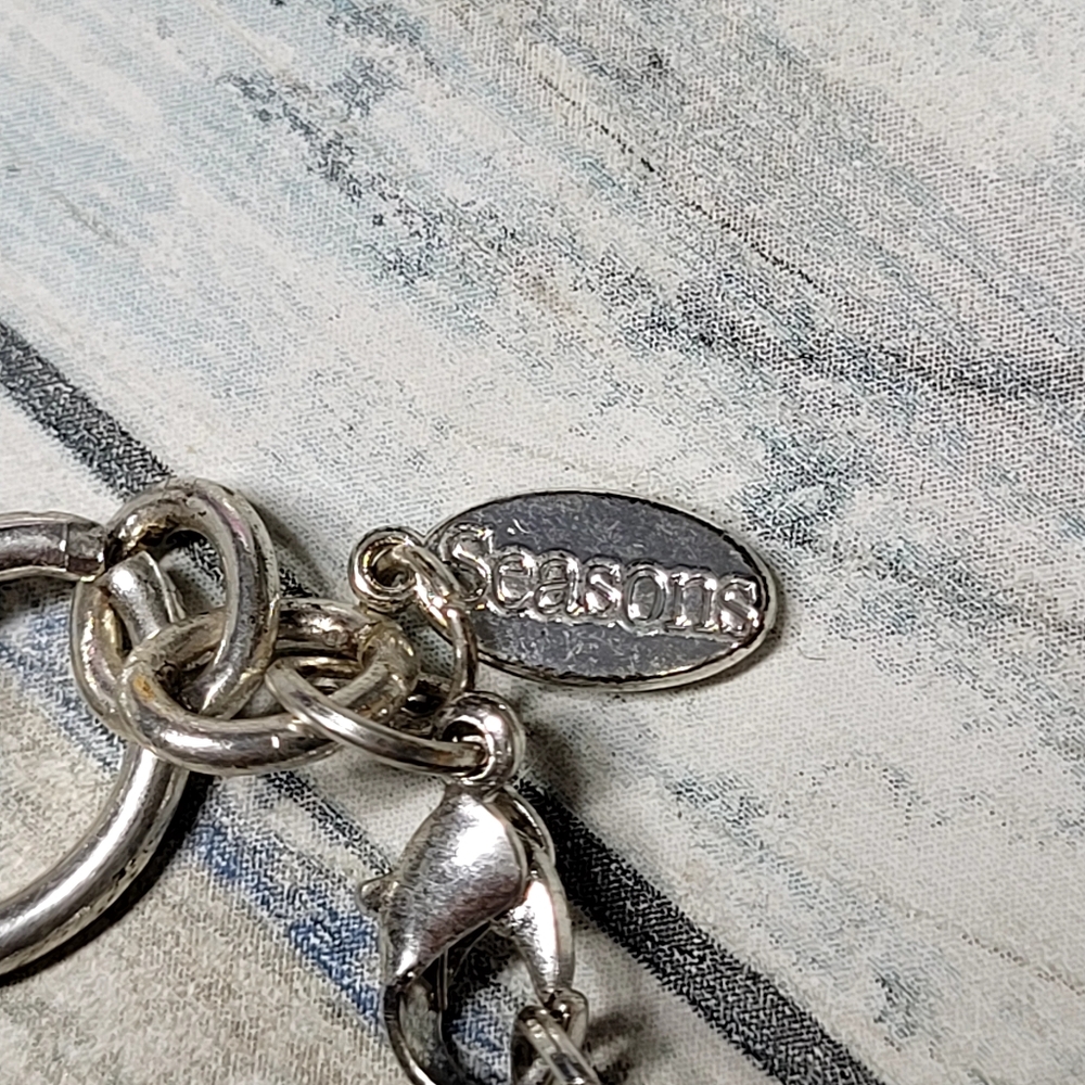 Seasons letter A with Charms Necklace - Picture 8 of 10